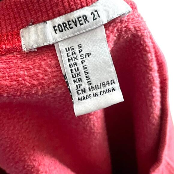 3/$15 Forever 21 Women's Pretty Crew Neck Orange Fall Sweater - Picture 5 of 6